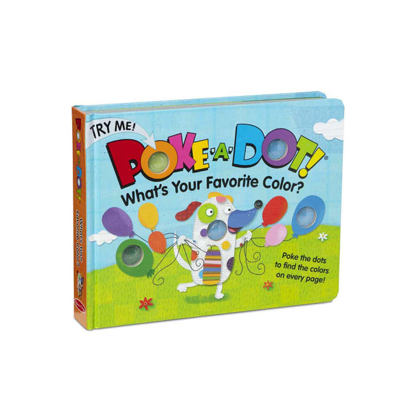 Melissa & Doug Girls Boys Infants Toddlers Kids Learning Toys Poke A Dot Book Colors The Plaid Giraffe Childrens Boutique